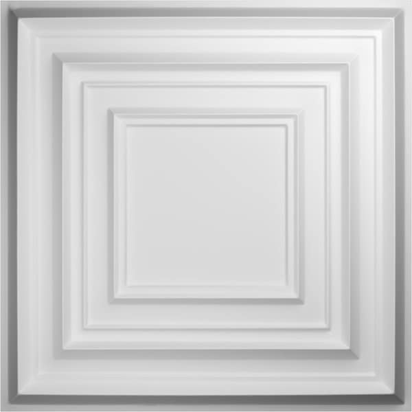 Ekena Millwork Multiplex EnduraWall Decorative 3D Wall Panel, White, 19 5/8"W x 19 5/8"H WP20X20MXWH - main